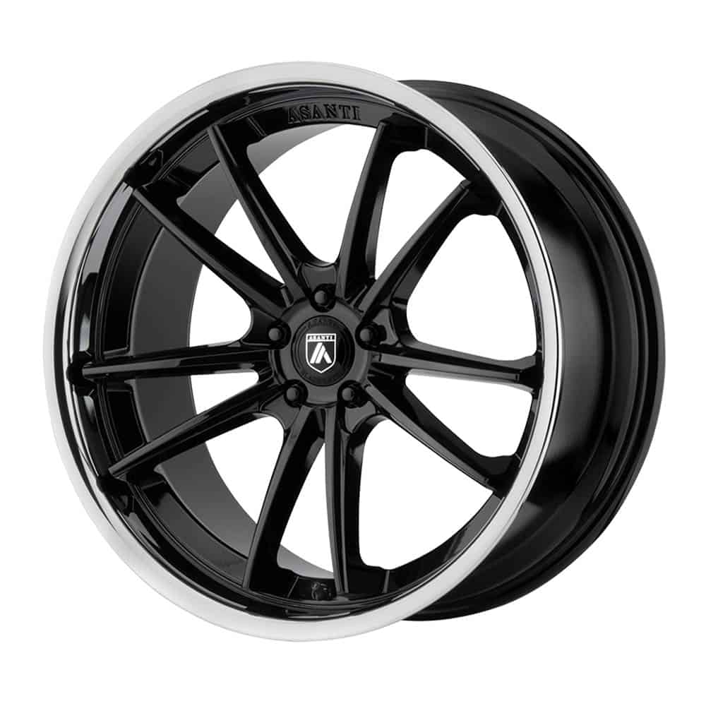Asanti Black ABL-23 DELTA AB23 20X10.5 5X120 G-BLK CHR LIP 38MM