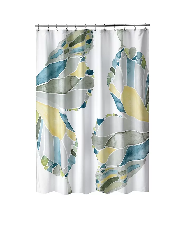 Popular Bath Shell Rummel Butterfly Shower Curtain