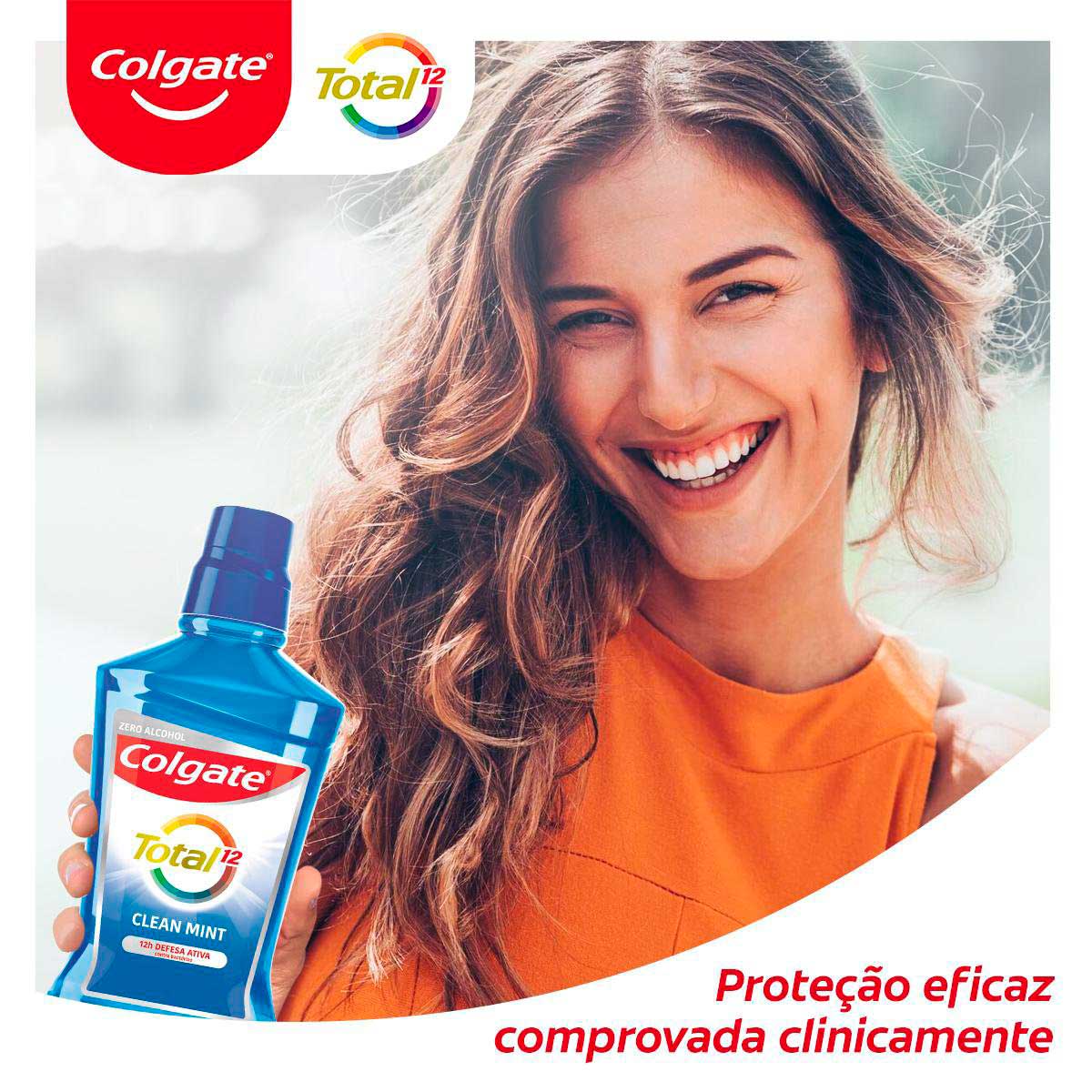 Enxaguante Bucal Colgate Total 12 Clean Mint 500ml
