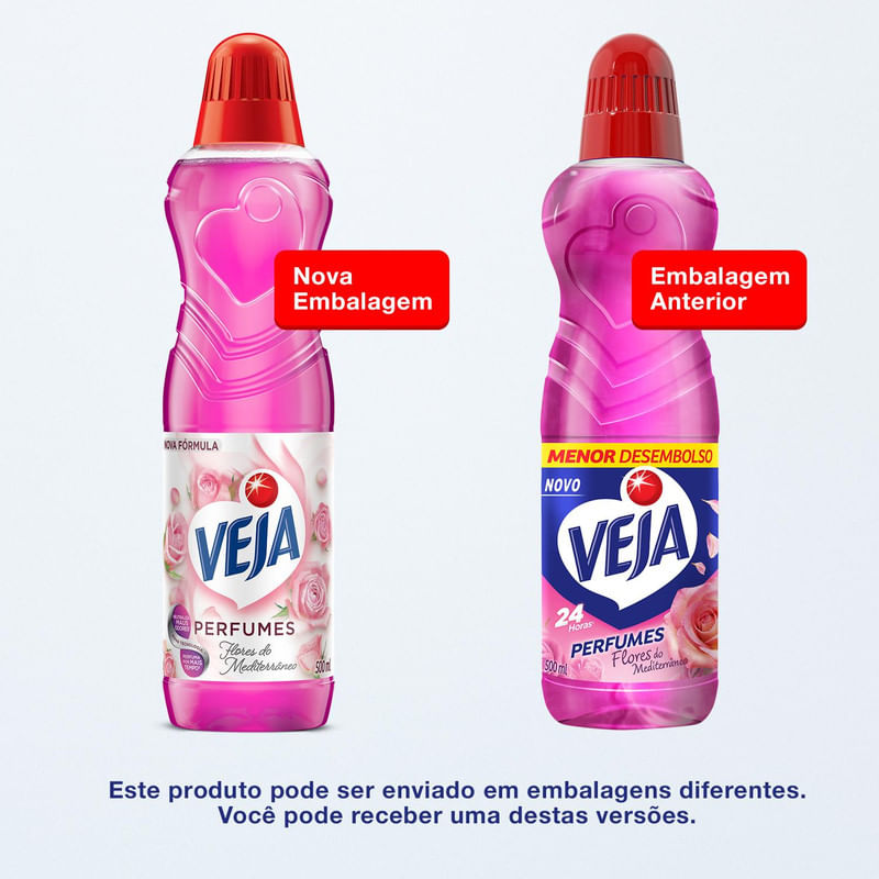 Limpador Perfumado Veja Flores do Mediterraneo - 500ml