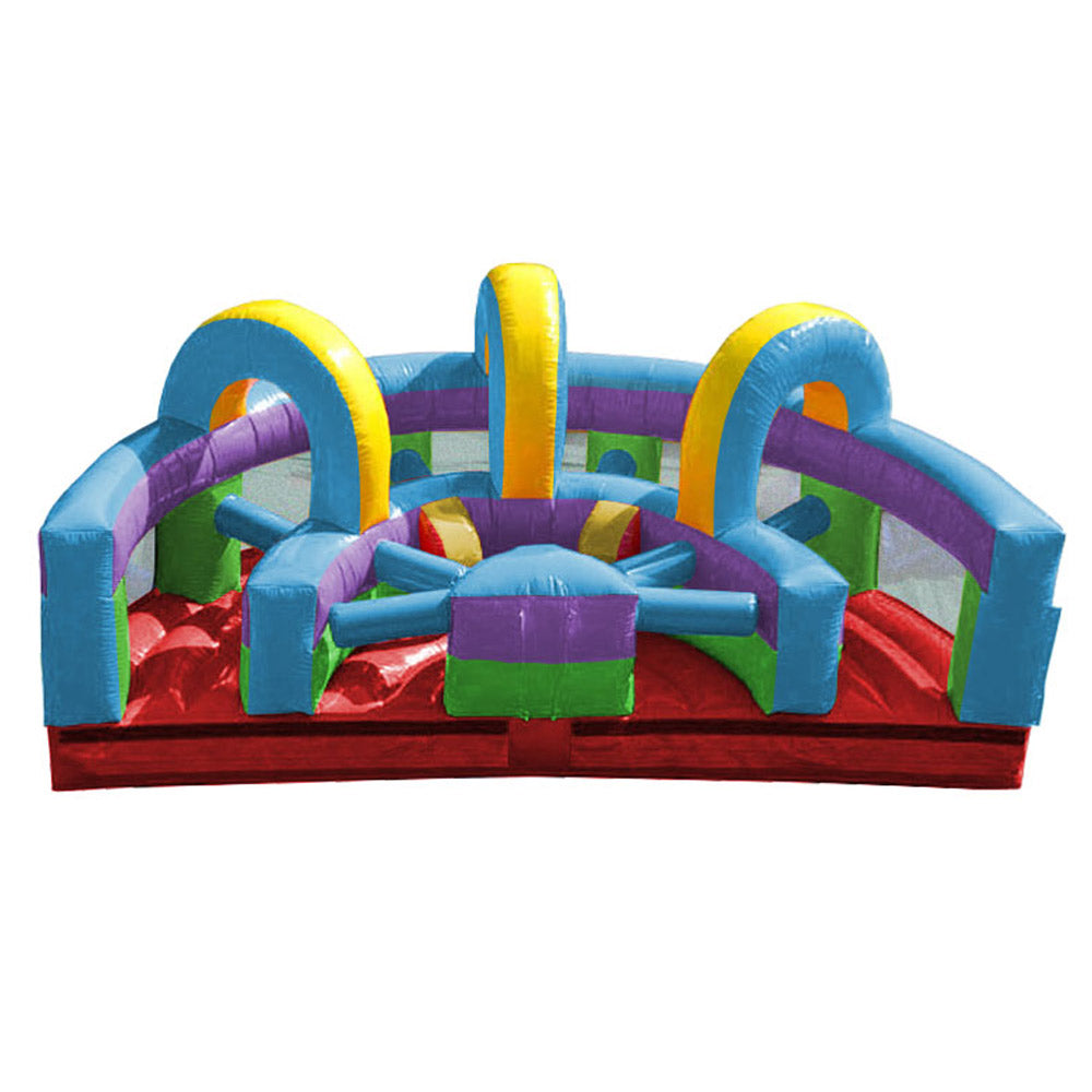 TentandTable 30' Commercial Inflatable Obstacle Course， Retro U-turn