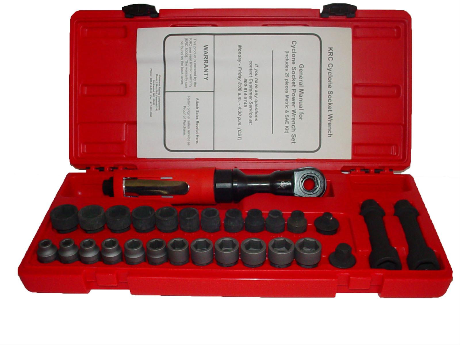 Kluhsman Racing Components KRC-5000 KRC Racing Cyclone Power Socket Wrench Kits