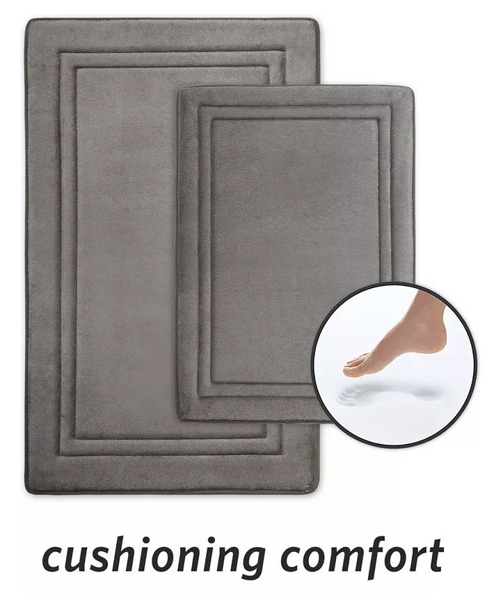 Microdry SpeedDryandreg 2-Pc. Memory Foam Bath Mat Set