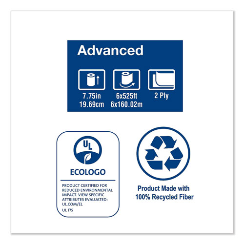 Essity Tork Advanced Matic Hand Towel Roll | 2-Ply， 7.7 x 9.8， White， 643