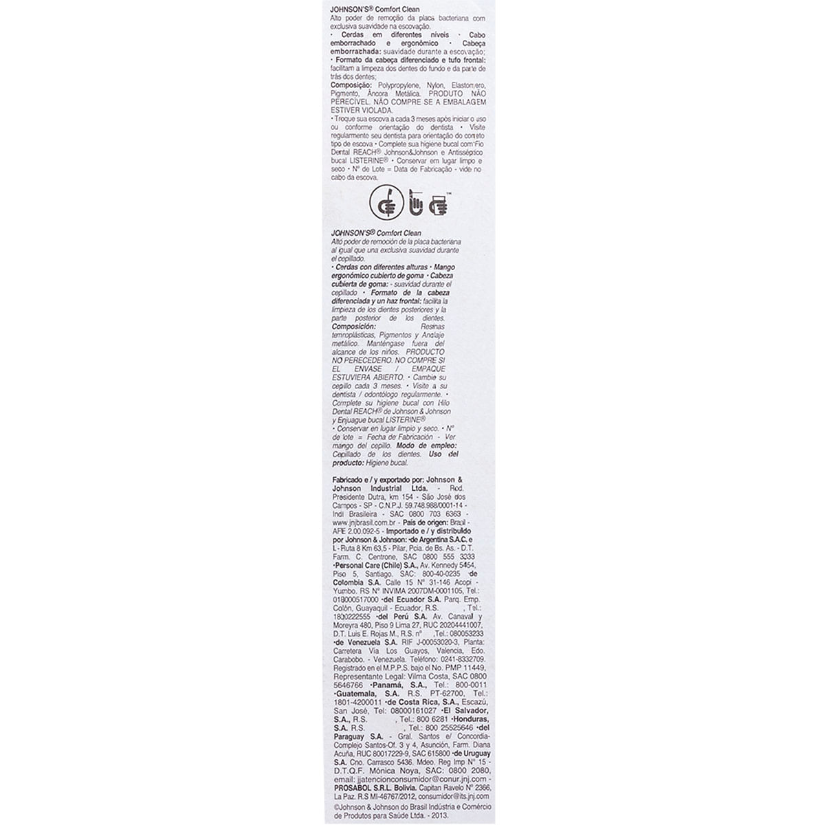 Escova de Dente Johnson & Johnson Reach Comfort Clean