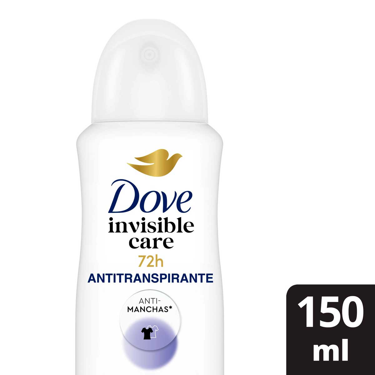 Desodorante Antitranspirante Aerosol Dove Invisible Dry 150ml