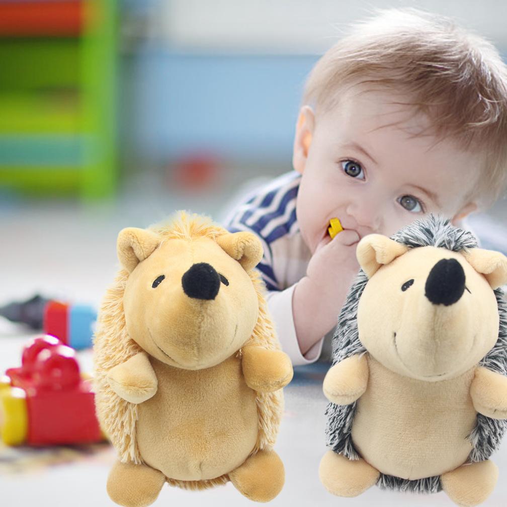 New Year Clearance 2022! Plush Dog Toy - Super Soft Faux-Fur Hedgehog Dog Toy - Stuffed Squeak Toys， Non-Toxic Pet Biting Training Playing