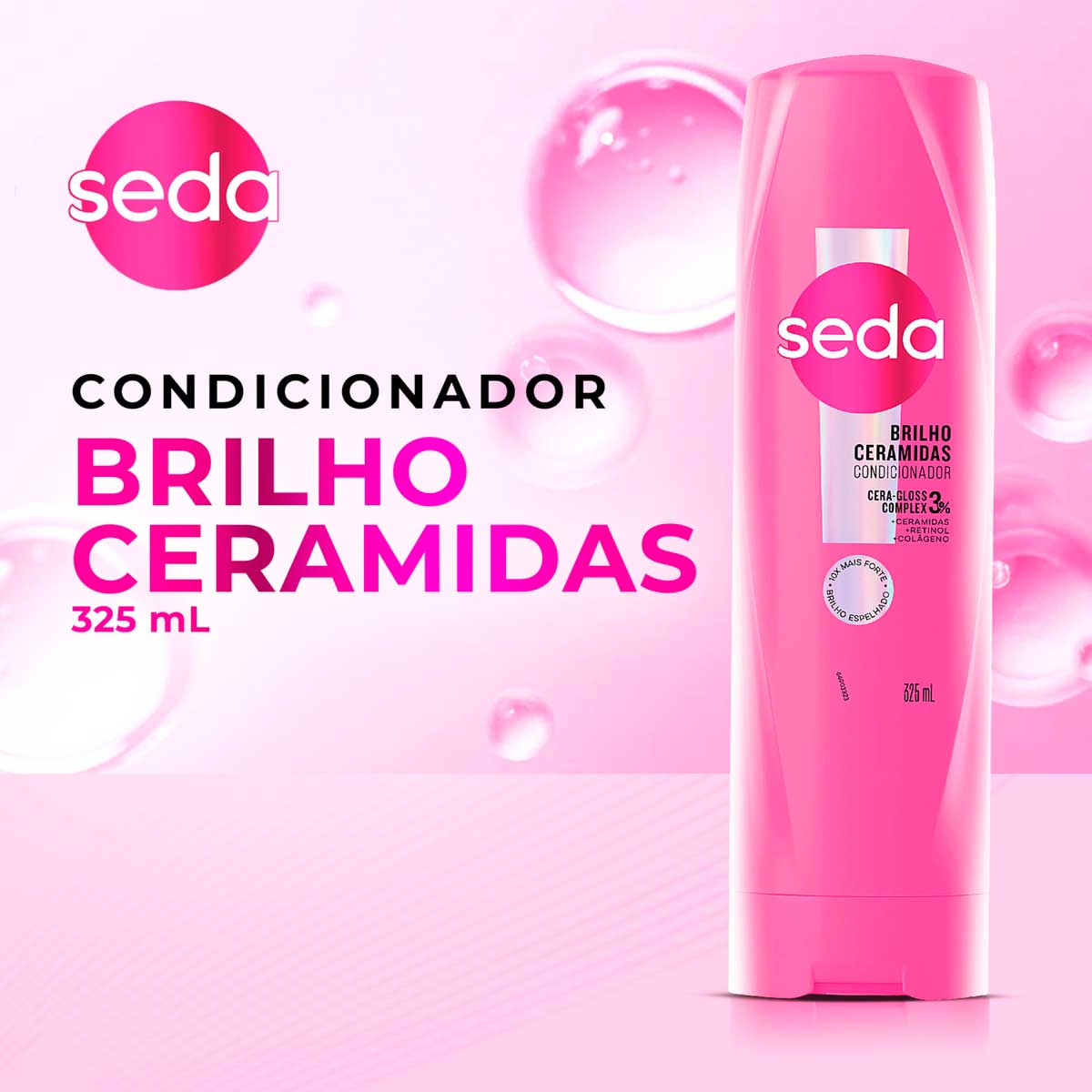Condicionador Seda Ceramidas Infusao Ativa Retinol e Colageno 325ml