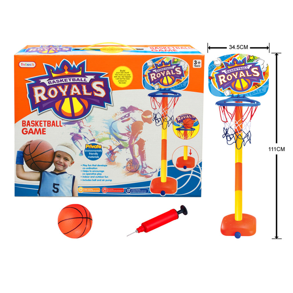 Randolph Basketball Royals Toddler Basketball Hoop Toy Indoor Outdoor Kit for Children