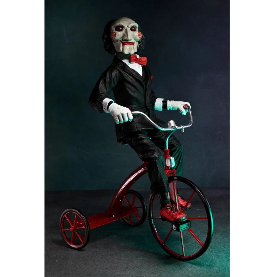 SAW BILLY PUPPET W/ TRICYCLE 1