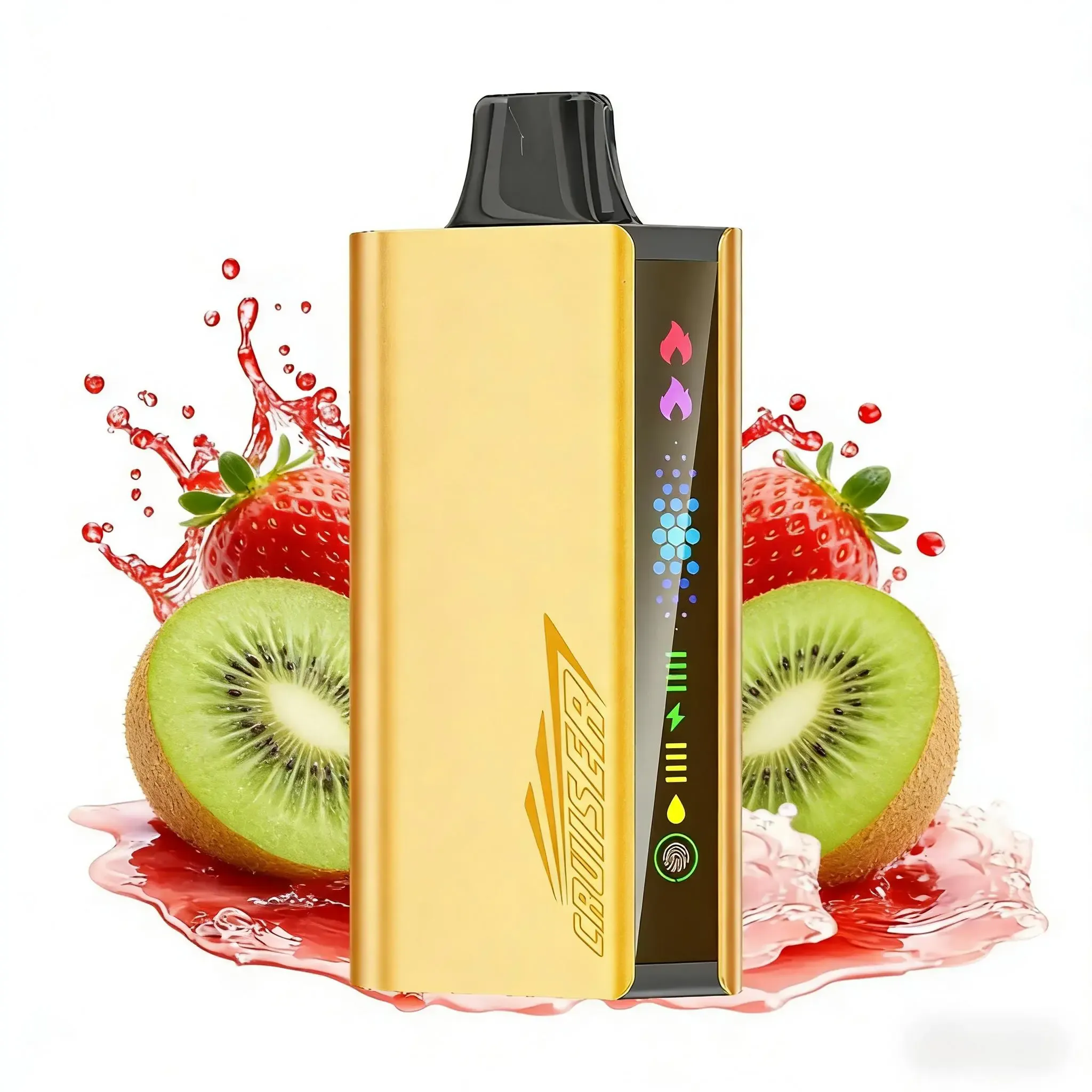 ☀️ Strawberry Kiwi Sunshine Boost | Your 12K Puff Vitamin Charge by Alibarbar