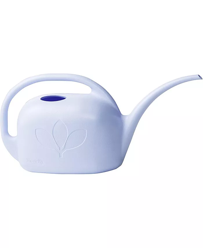 Novelty Indoor Plastic Long Spout Watering Can， Sky Blue， 1 Gallon