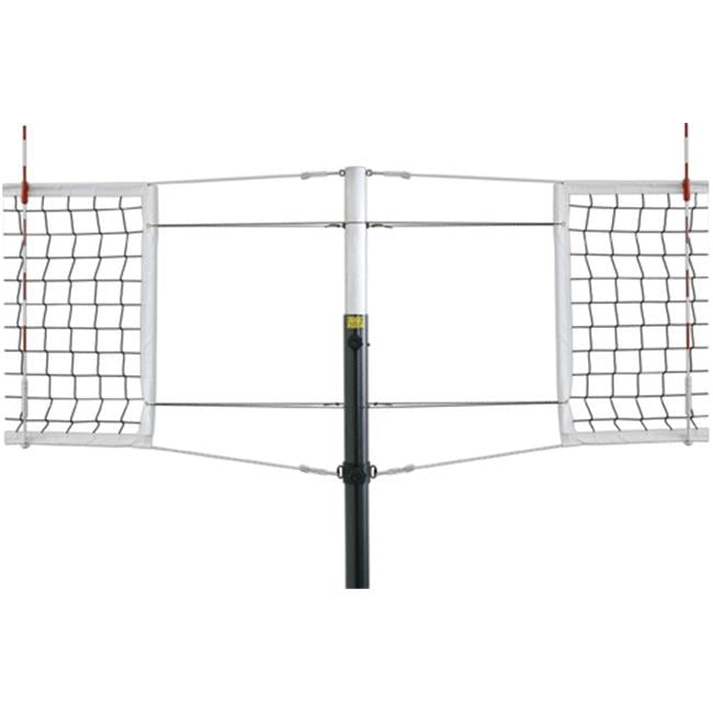 Frontier Complete-SBS Steel Competition Steel Volleyball Systemand#44; Scarlet