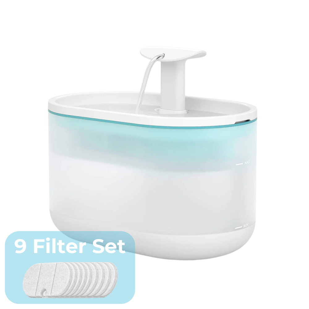 AquaFlow Cat Water Fountain | Silent Pet Drinking Fountain with 5-Layer Filtration | BPA-Free