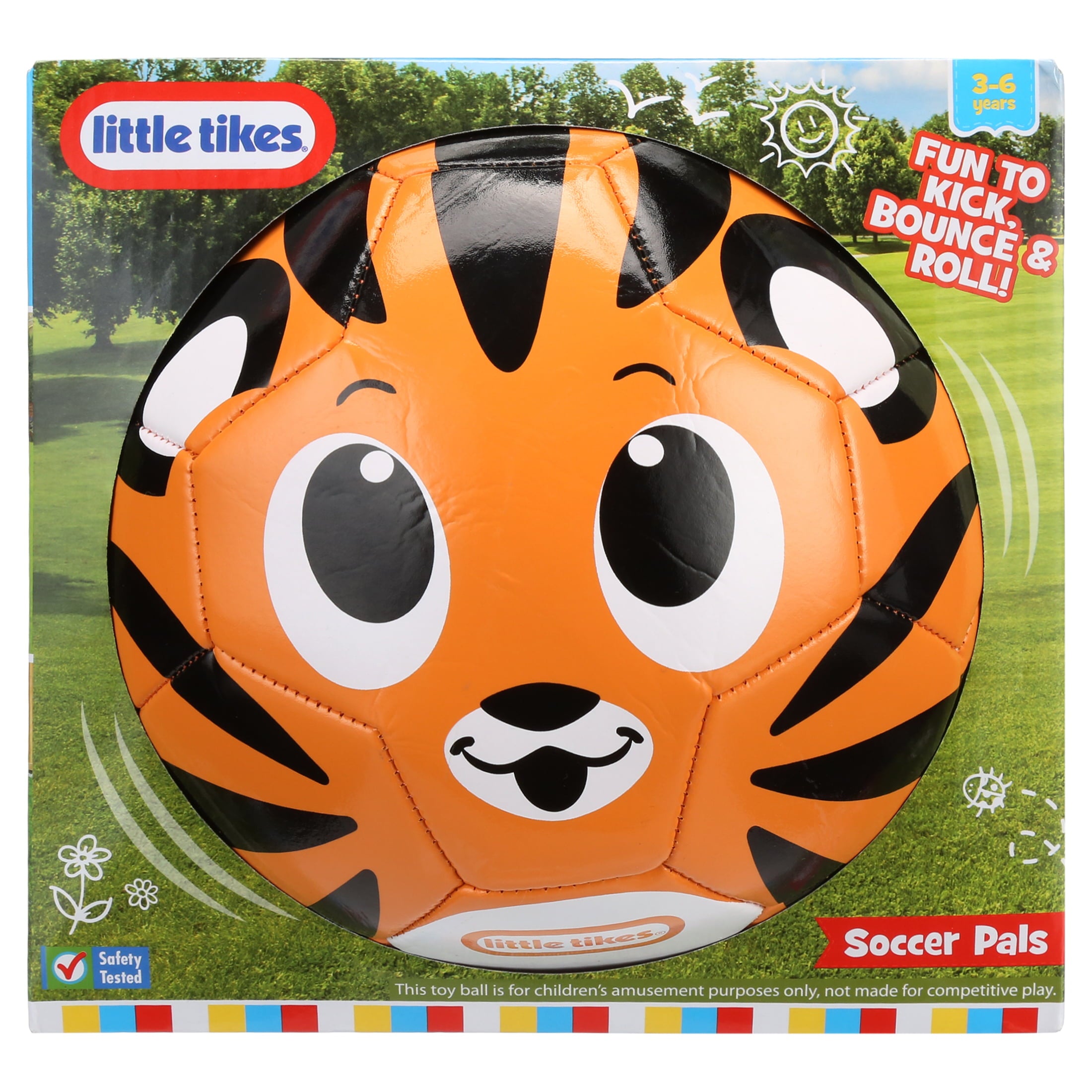 Little Tikes Soccer Pals， Sports Ball， Ages 3 Years and up， Tiger