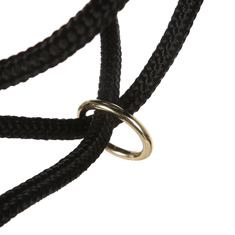 Mustang Be Good Control Poly Rope Halter Black