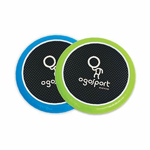 OgoDisk XS Disc Set with 2 OgoSoft Balls - 12 Inch Bouncy Disk Toy for Outdoors， Lawn and Pool - Throw， Toss and Catch Game - Kids and Adults 8+