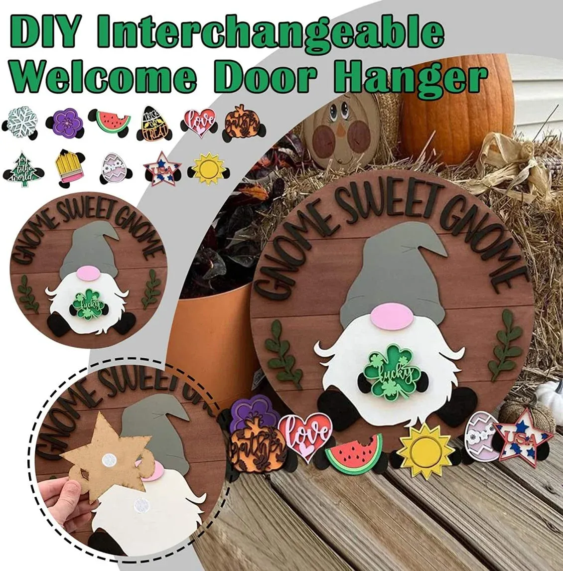 🔥 BIG SALE - 49% OFF🔥🔥 🎉-Cute 3D Seasonal Interchangeable