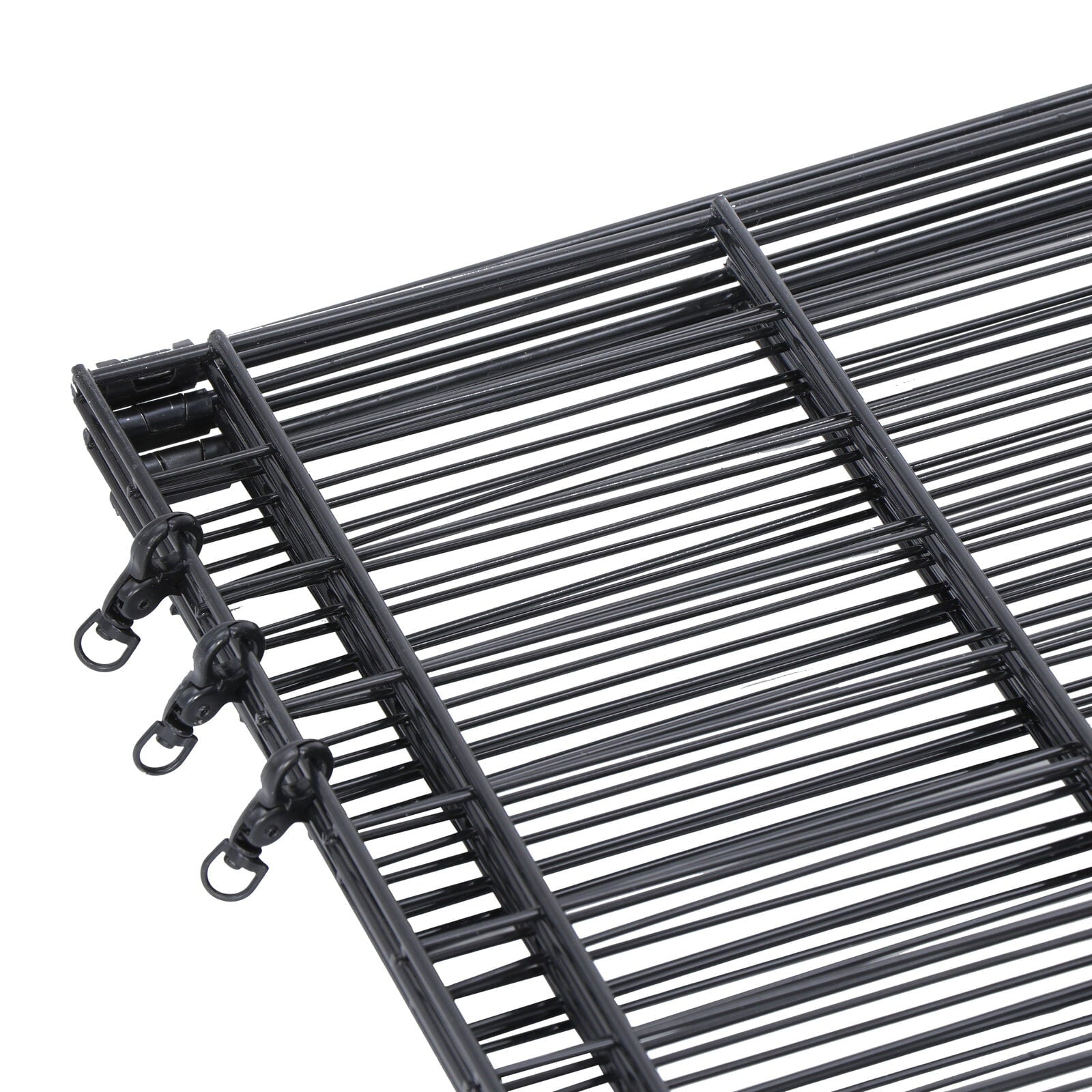 ZENSTYLE 36 Inch 8 Panels Indoor Outdoor Dog Playpen Large Crate Fence Pet Play Pen Exercise Cage