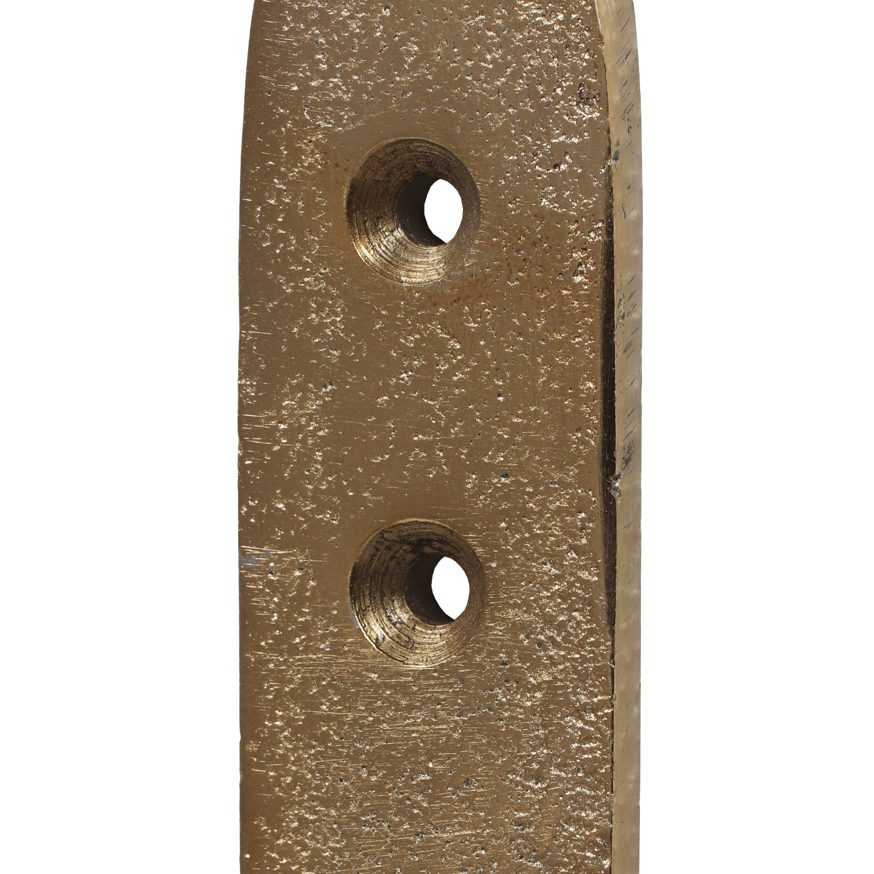 Denison Handmade Aluminum Hand Gesture Coat Hooks (Set of 3), Raw Gold