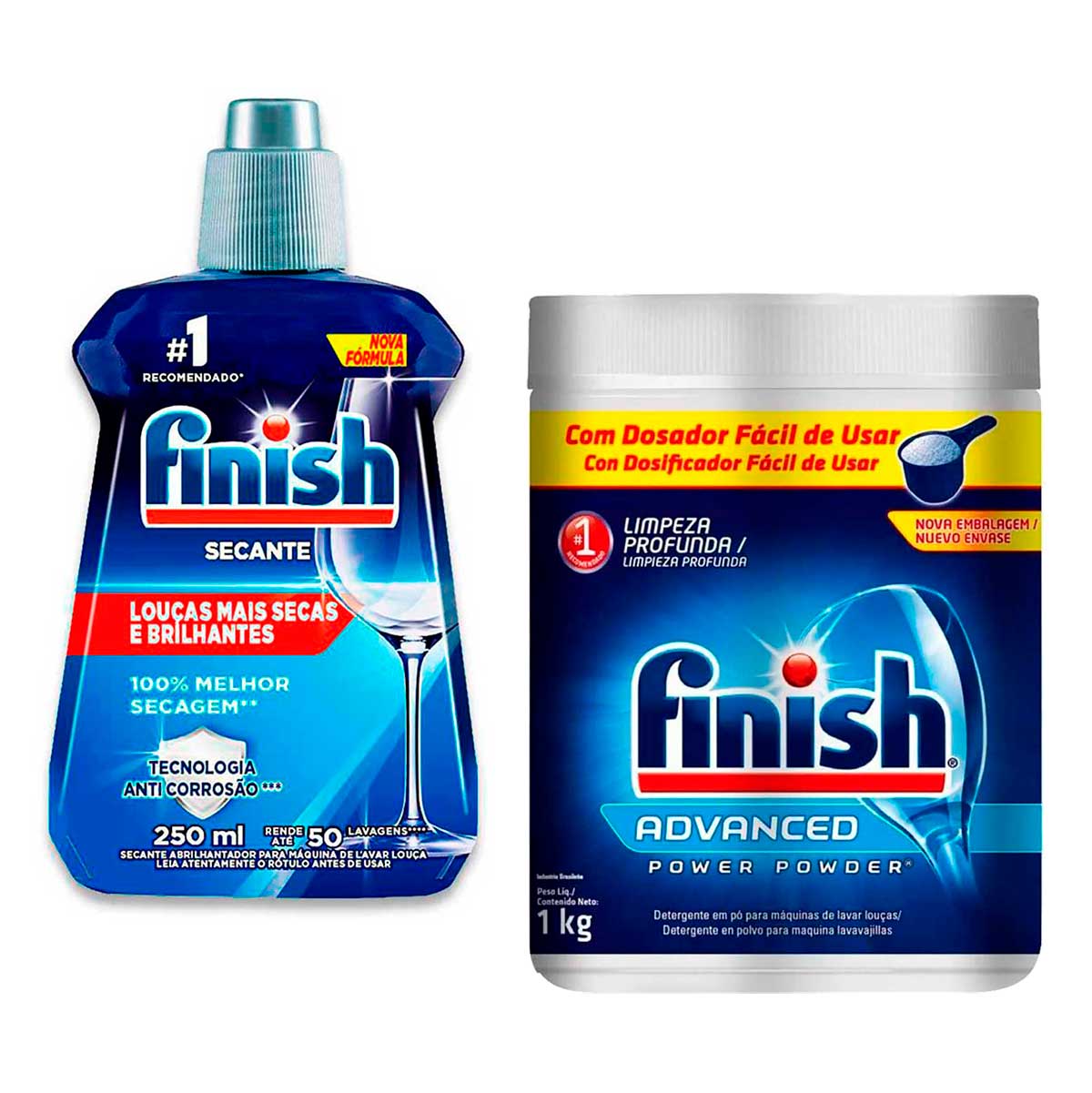 Kit - Finish Po 1KG + Secante Finish 250ml com 20% OFF