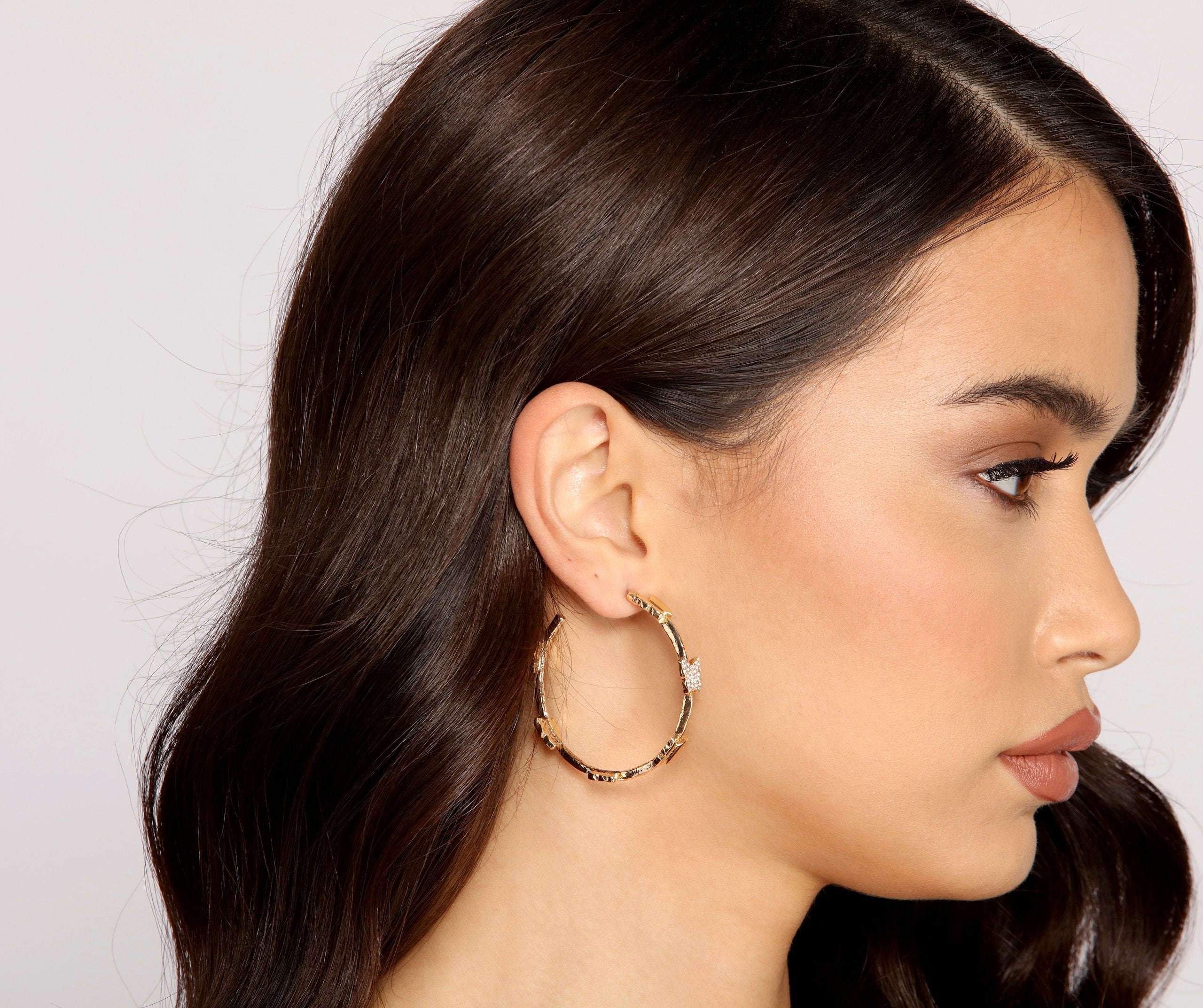Butterfly Babe Hoop Earrings