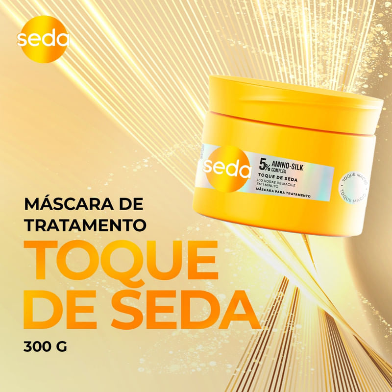 Mascara de Tratamento Seda Toque de Seda 300g