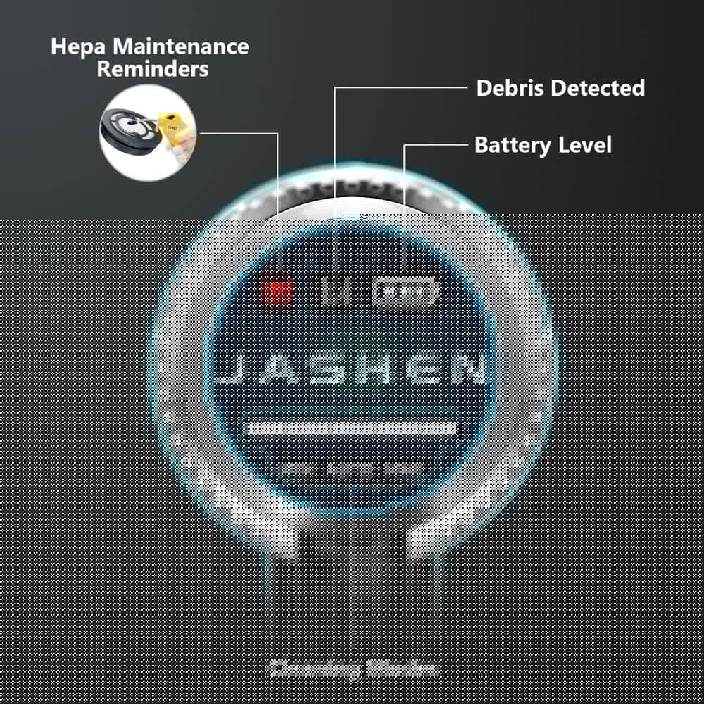 JASHEN V18 Cordless Stick Vacuum Cleaner Lightweight 4 in 1 for Multifloor