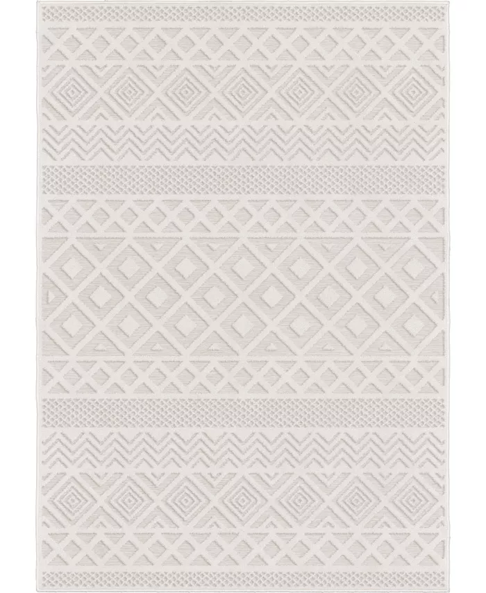 Edgewater Living Bourne Coastal Diamond Neutral 5'2