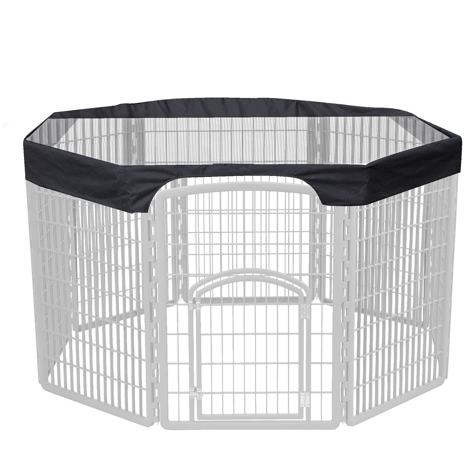Abody 24 Inch Pet Playpen Cover 8 Panels Octagonal Pet Fence Mesh Cover Playpen Cover