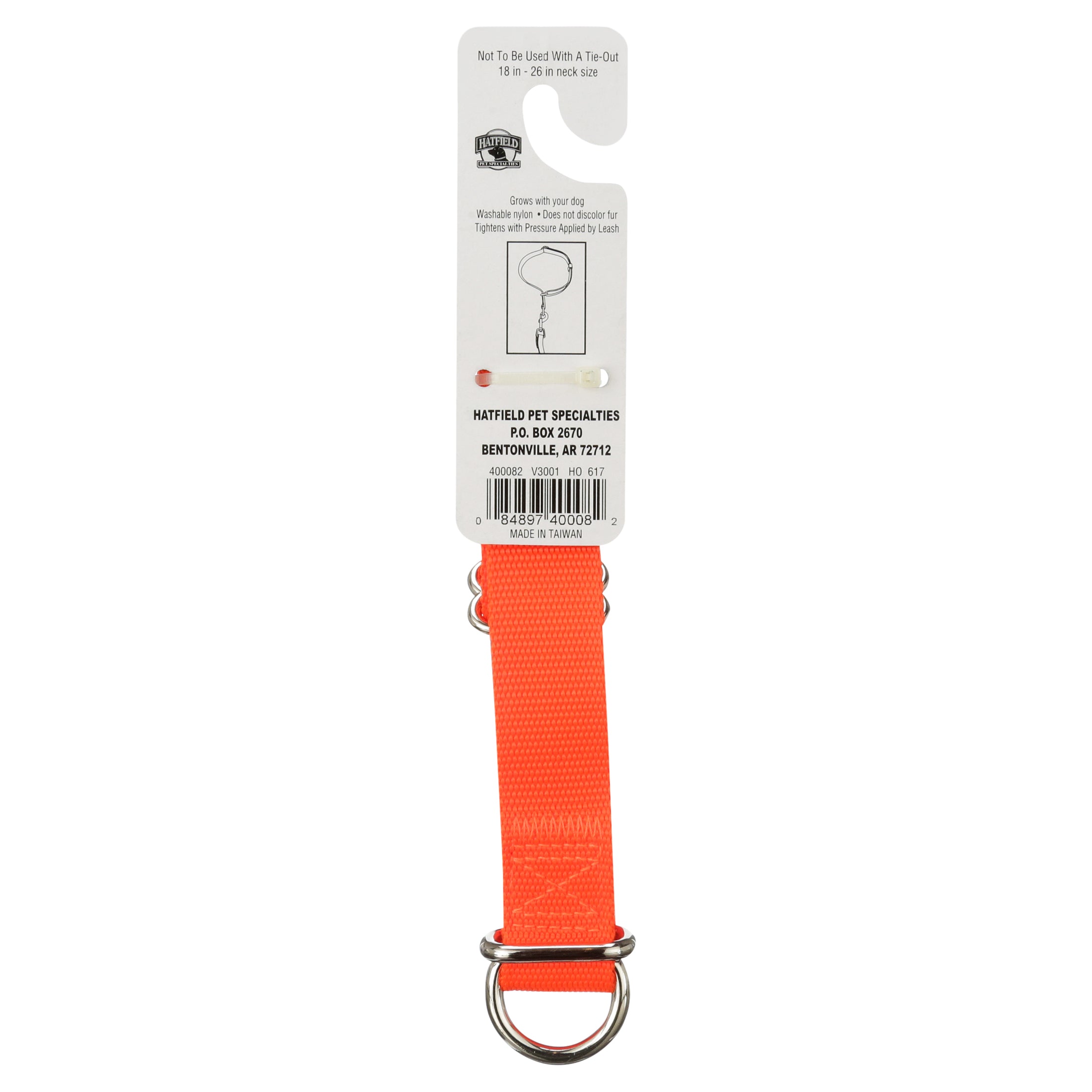 Hatfield 1 X 18-26 LG Control Collar， Hunter Orange