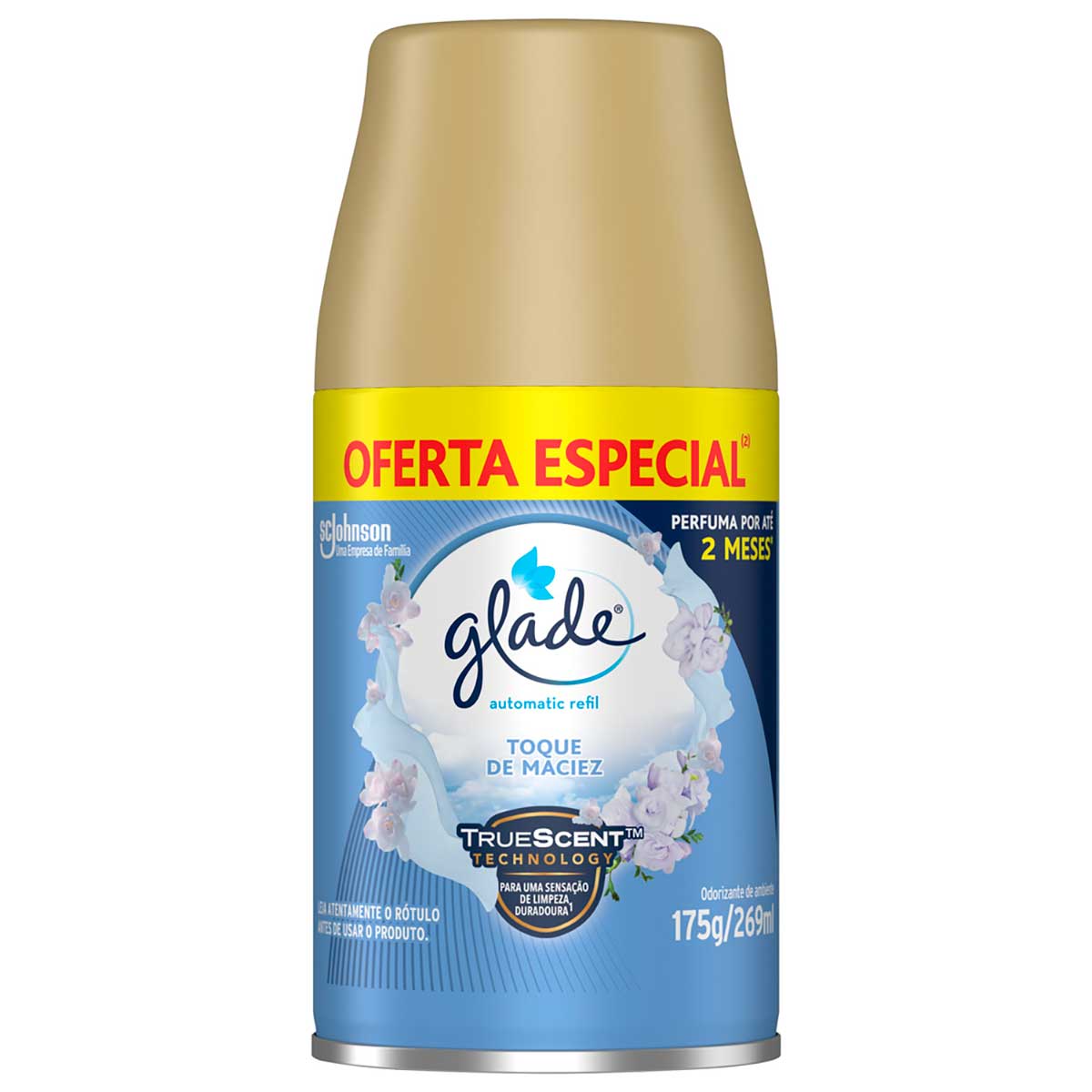 Desodorizador Glade Automatic Spray Refil Toque de Maciez 260ml Oferta Especial