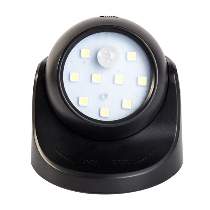 Willstar 1Pcs 360° Battery Operated Indoor Outdoor Garden Motion Sensor Security Led Light