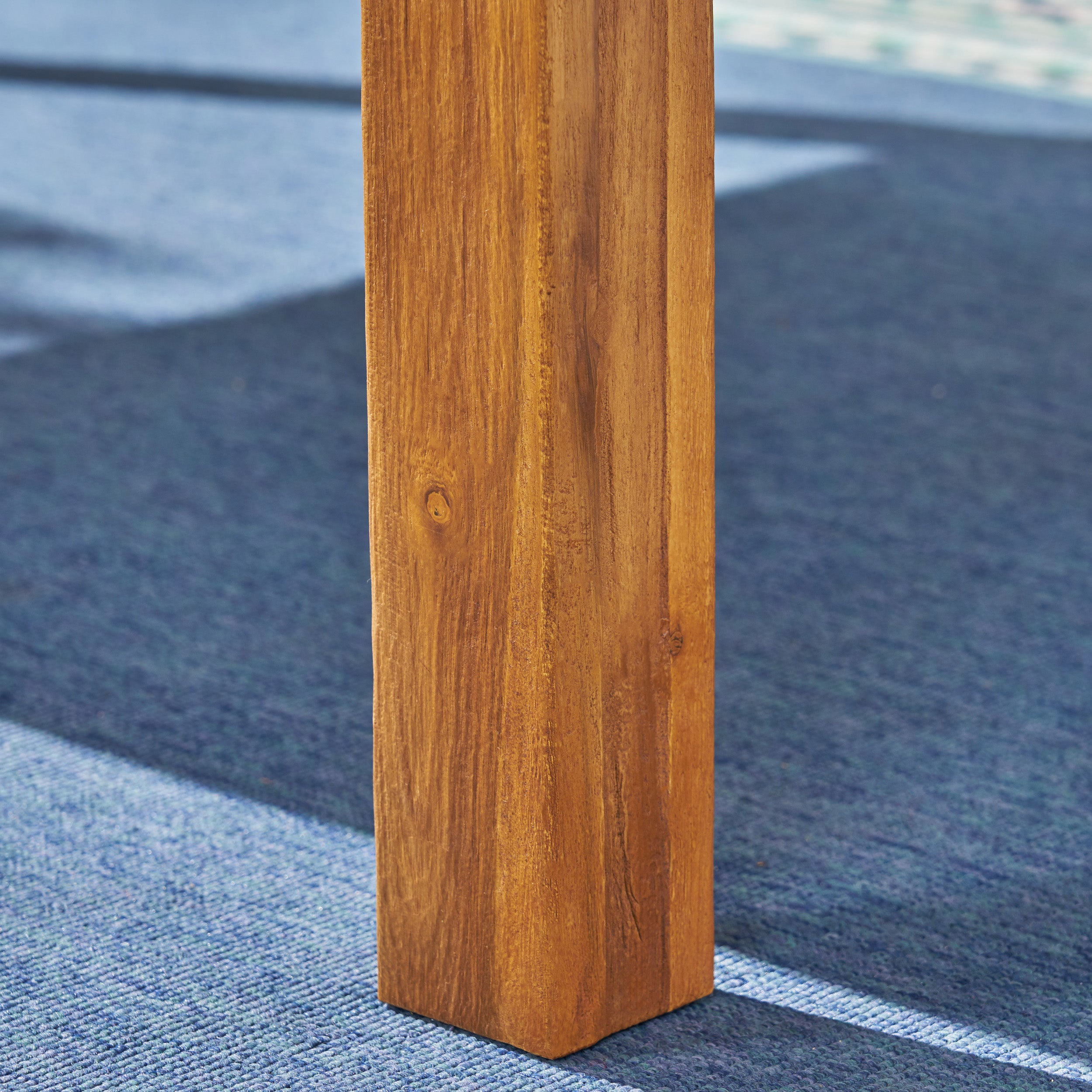 Eric Outdoor Expandable Acacia Wood Dining Table