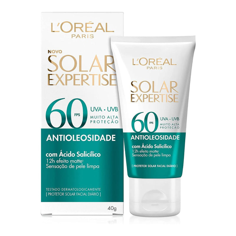 Protetor Solar Facial FPS 60 Expertise L'Oreal Paris 40g