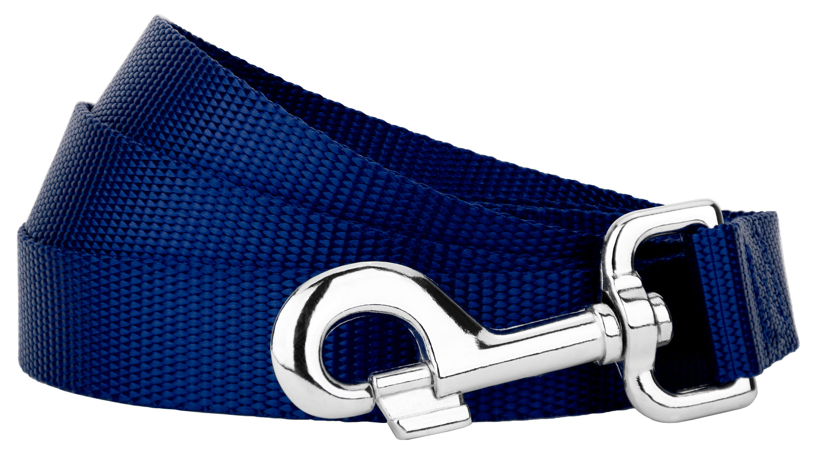Country Brook Petz® 3/4 inch Nylon Dog Leash - Royal Blue， 4 Foot