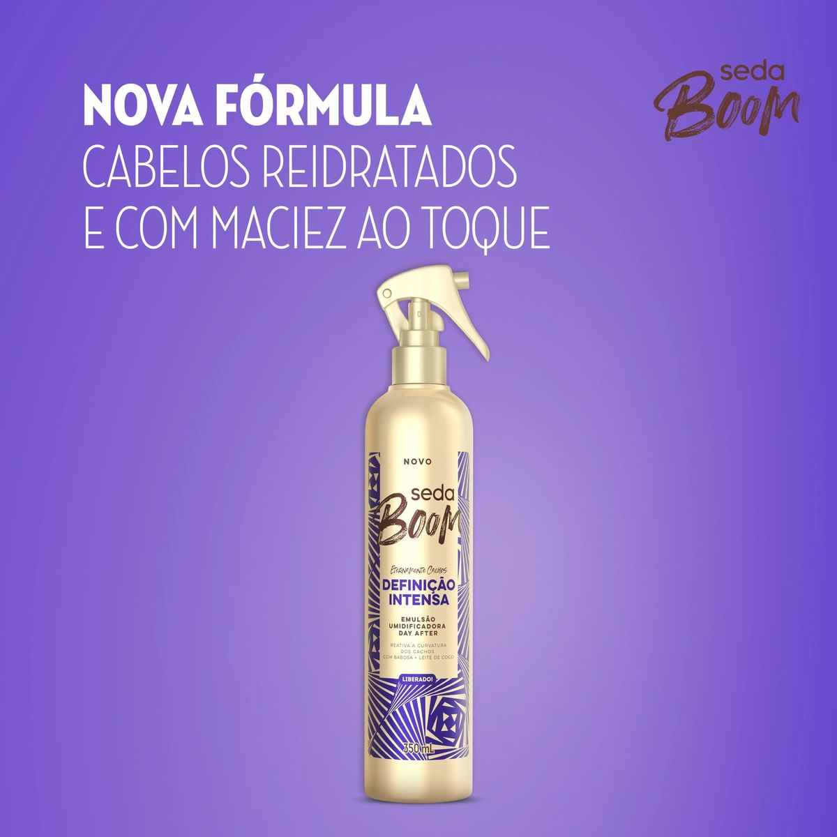 Emulsao Day After Seda Boom Definicao Intensa 350ml Borrifador