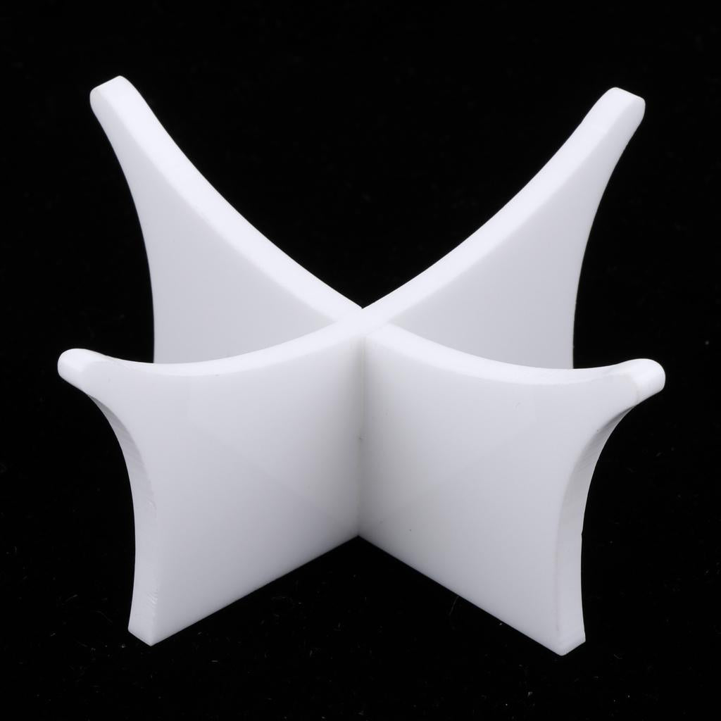 Deluxe Ball Stand - Holds Football， Basketball， Volleyball， Bowling Soccer Ball - Display Holder - Choose of Colors White