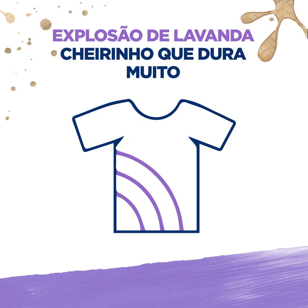 Lava-Roupas Liquido Lavanda Omo Sache 900ml Refil Economico