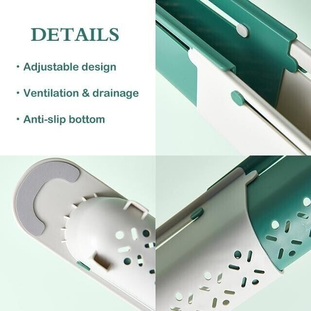[🔥The 2022 The best Kitchen helper]Updated Telescopic Sink Storage Rack