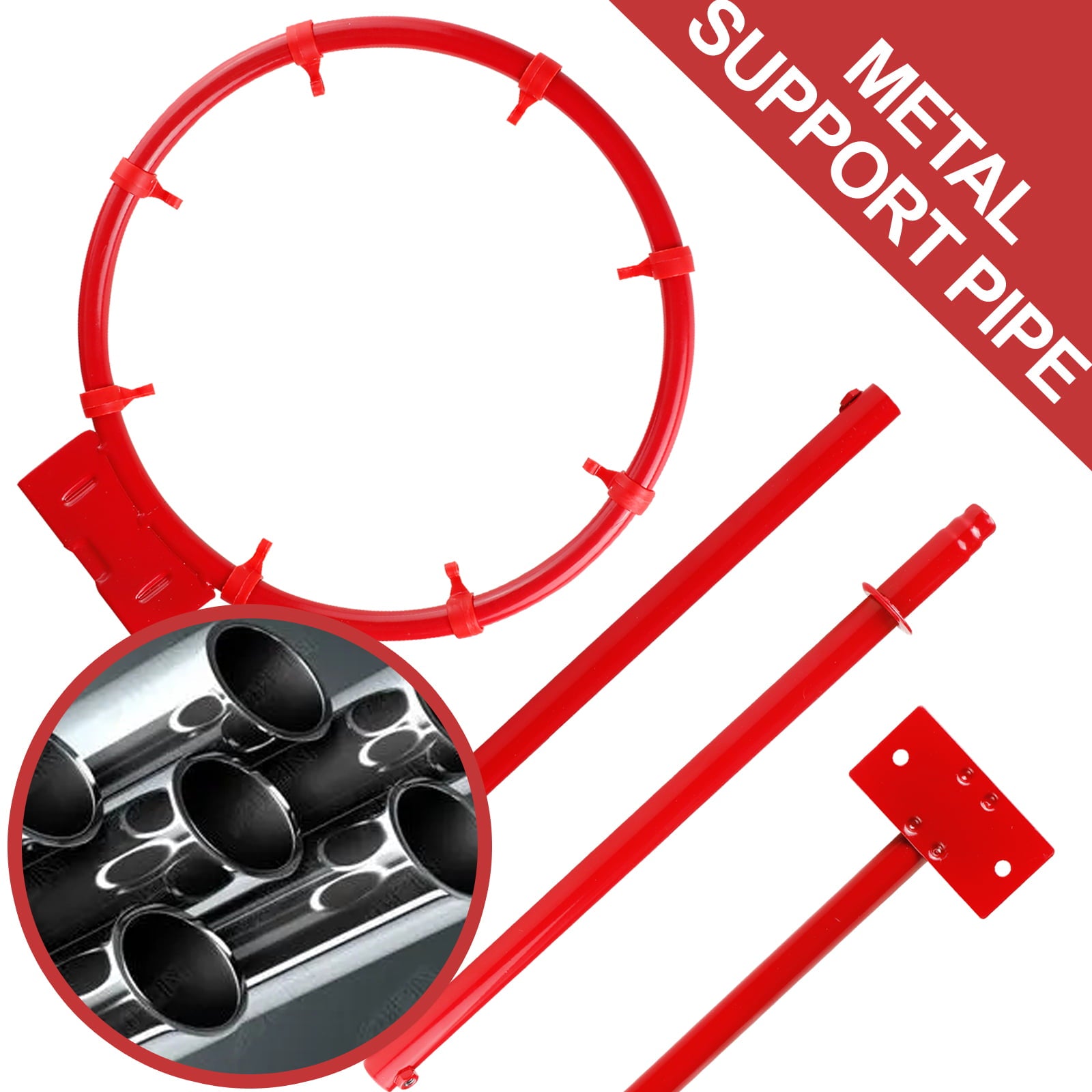 Kids Basketball Hoop Adjustable Height 2.5 ft-6.1 ft Toddler Toys Basketball Hoops Indoor Outdoor Play Mini Portable Basketball Goals Outside Toys Backyard Games for Boys Girls Age 3 4 5 6 7 8 Gifts