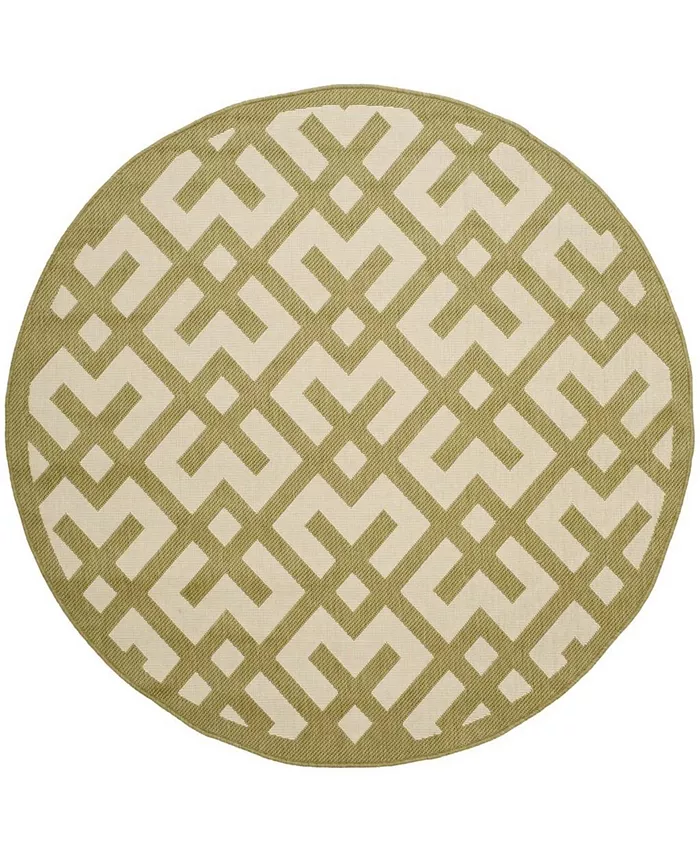 Safavieh Courtyard Beige and Green 6'7