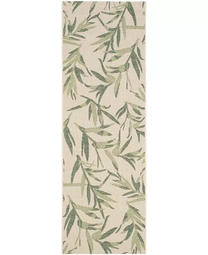 Safavieh Courtyard Beige and Sweet Pea 2'3