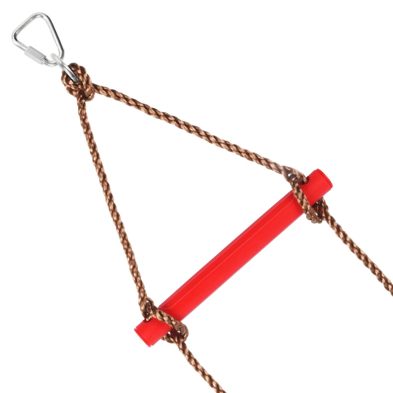 7.2 FT Rope Climbing Ladder; Backyard Playground Obstacle Course Set(Rainbow Color)