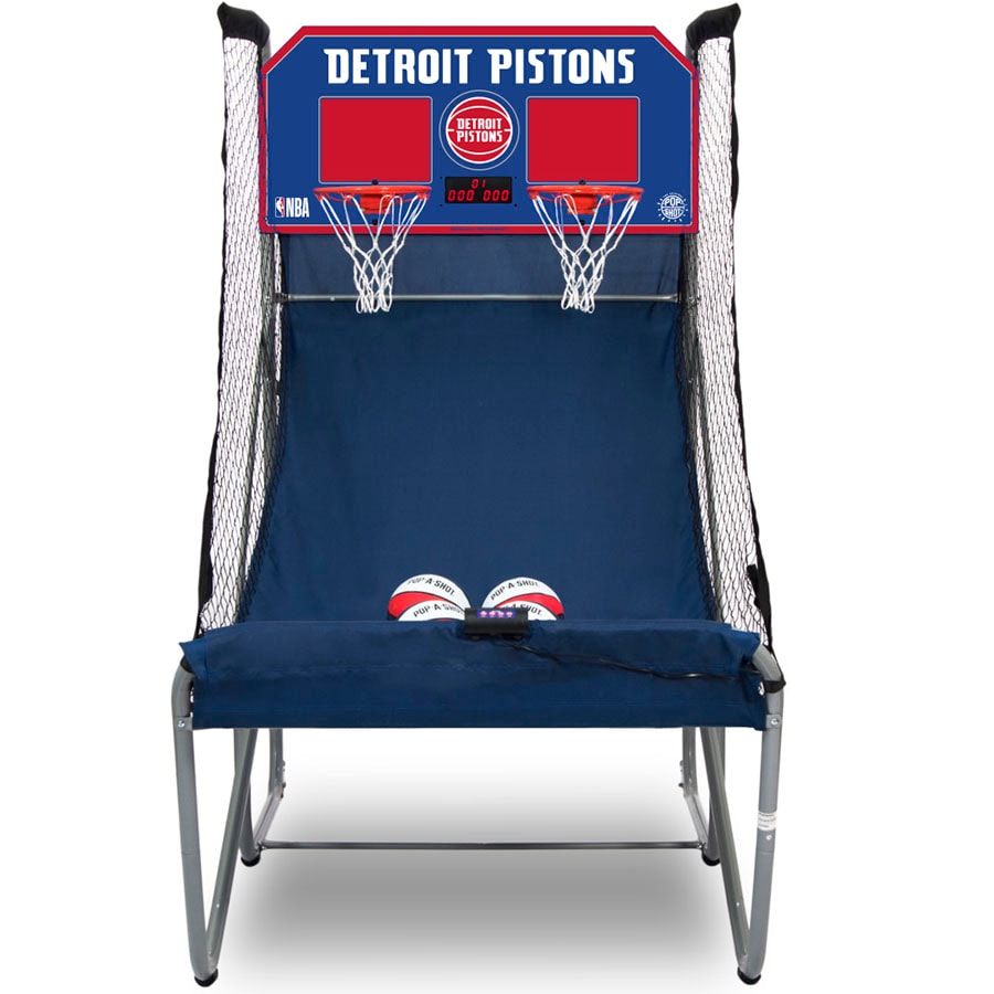 Pop-A-Shot Detroit Pistons Home Dual Shot Basketball Game