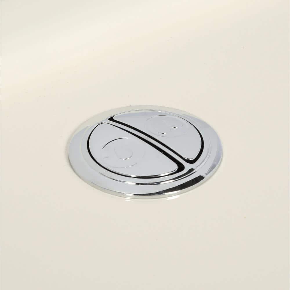 Glacier Bay 2piece 10 GPF128 GPF High Efficiency Dual Flush Elongated Toilet in Bone