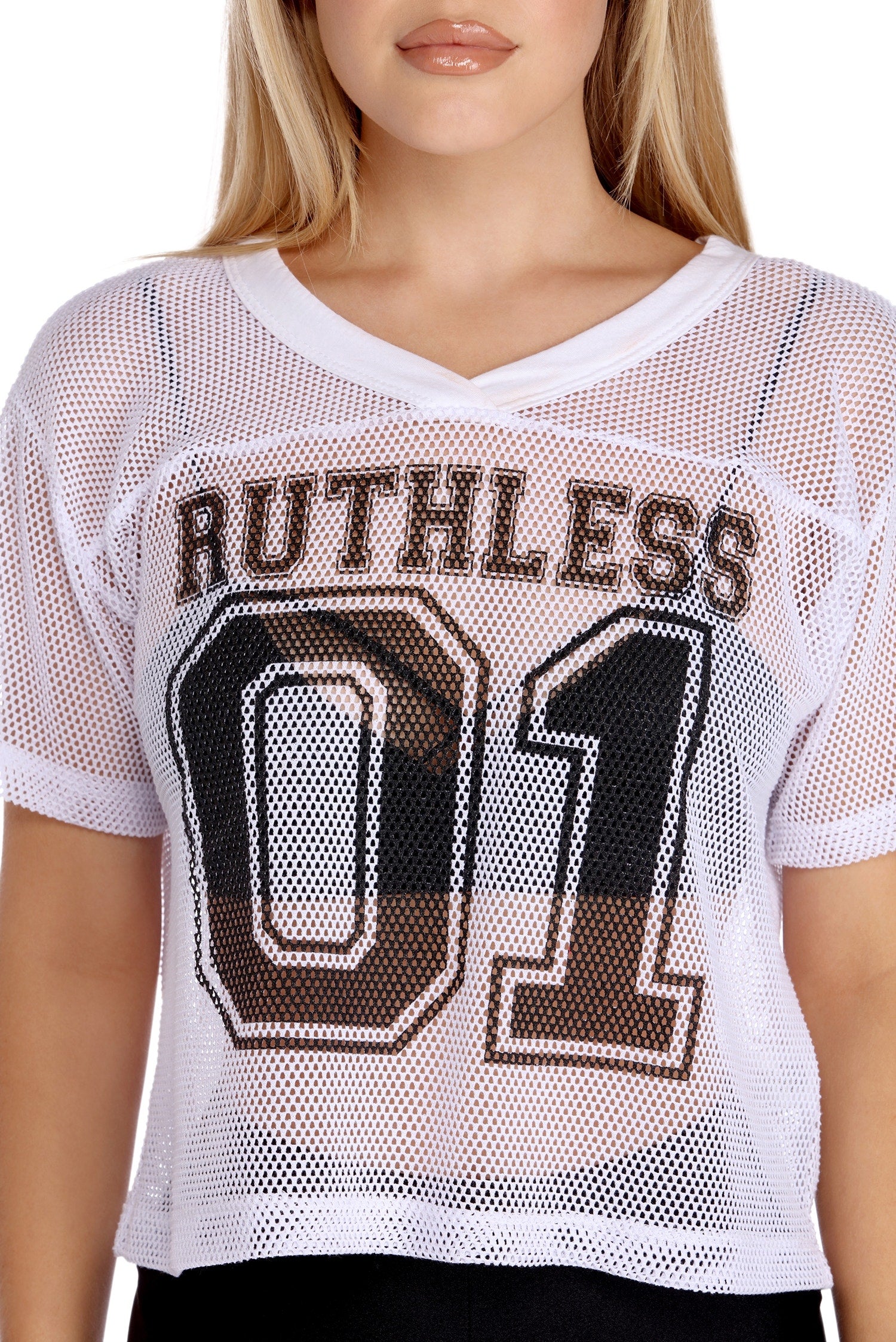Ruthless 01 Jersey Crop Top