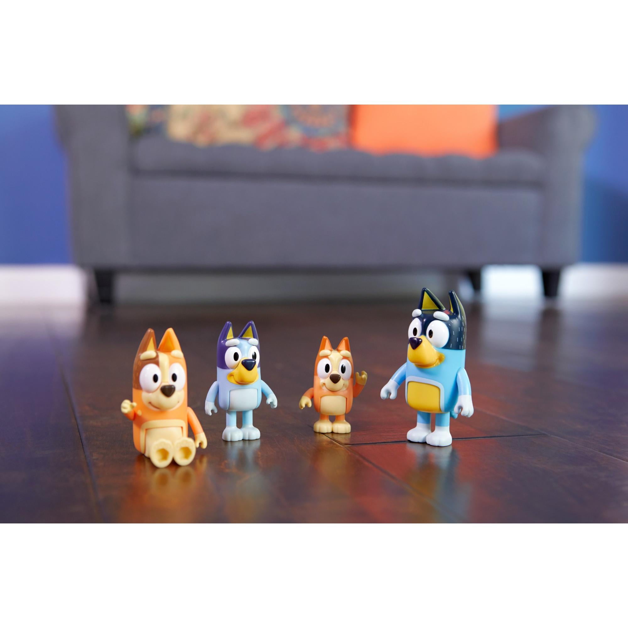 Bluey and Family 4 Pack of 2.5-3