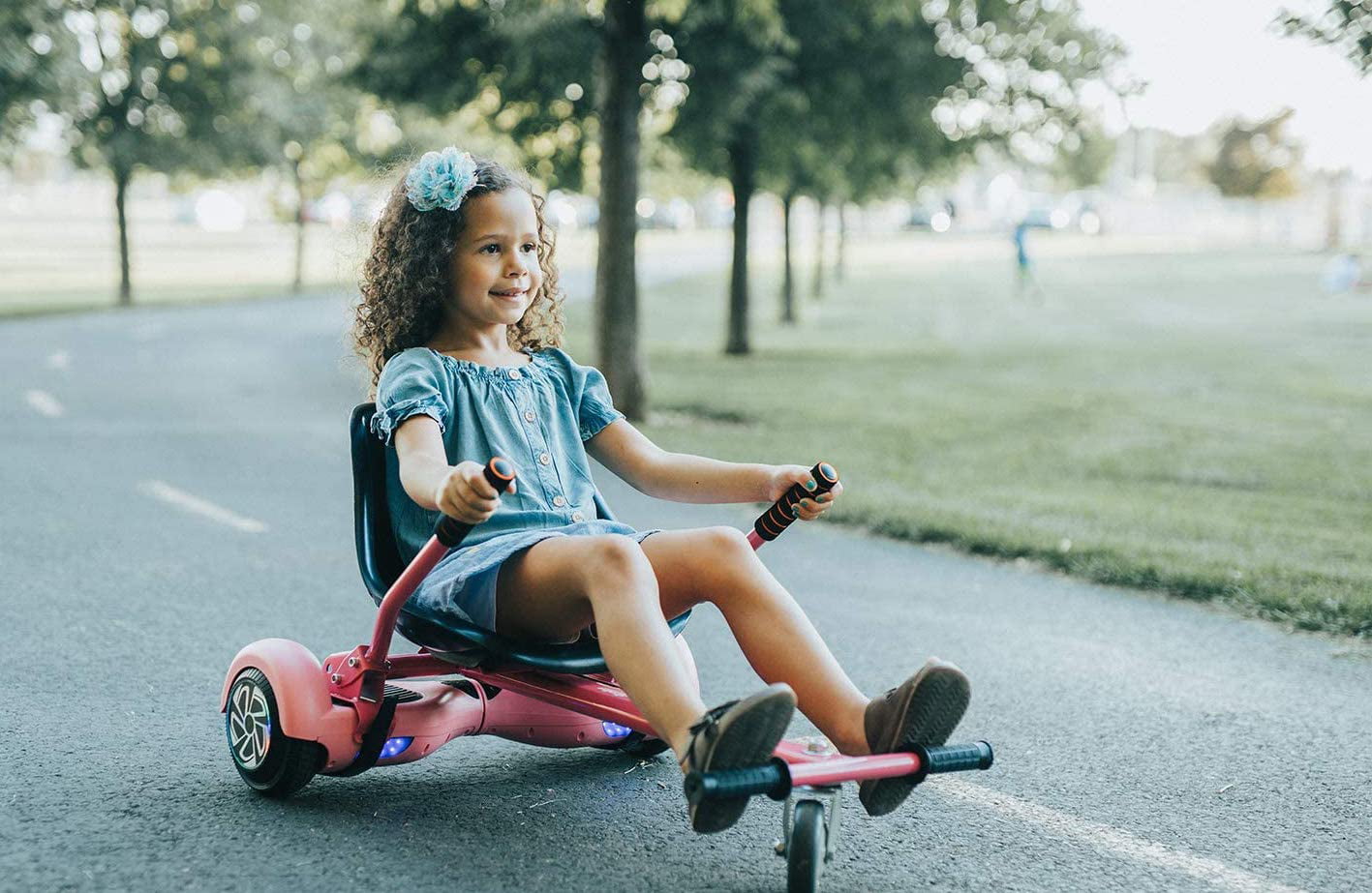 WonderWheels Hover Kart Go Kart Adjustable Seat Attachment for 6.5