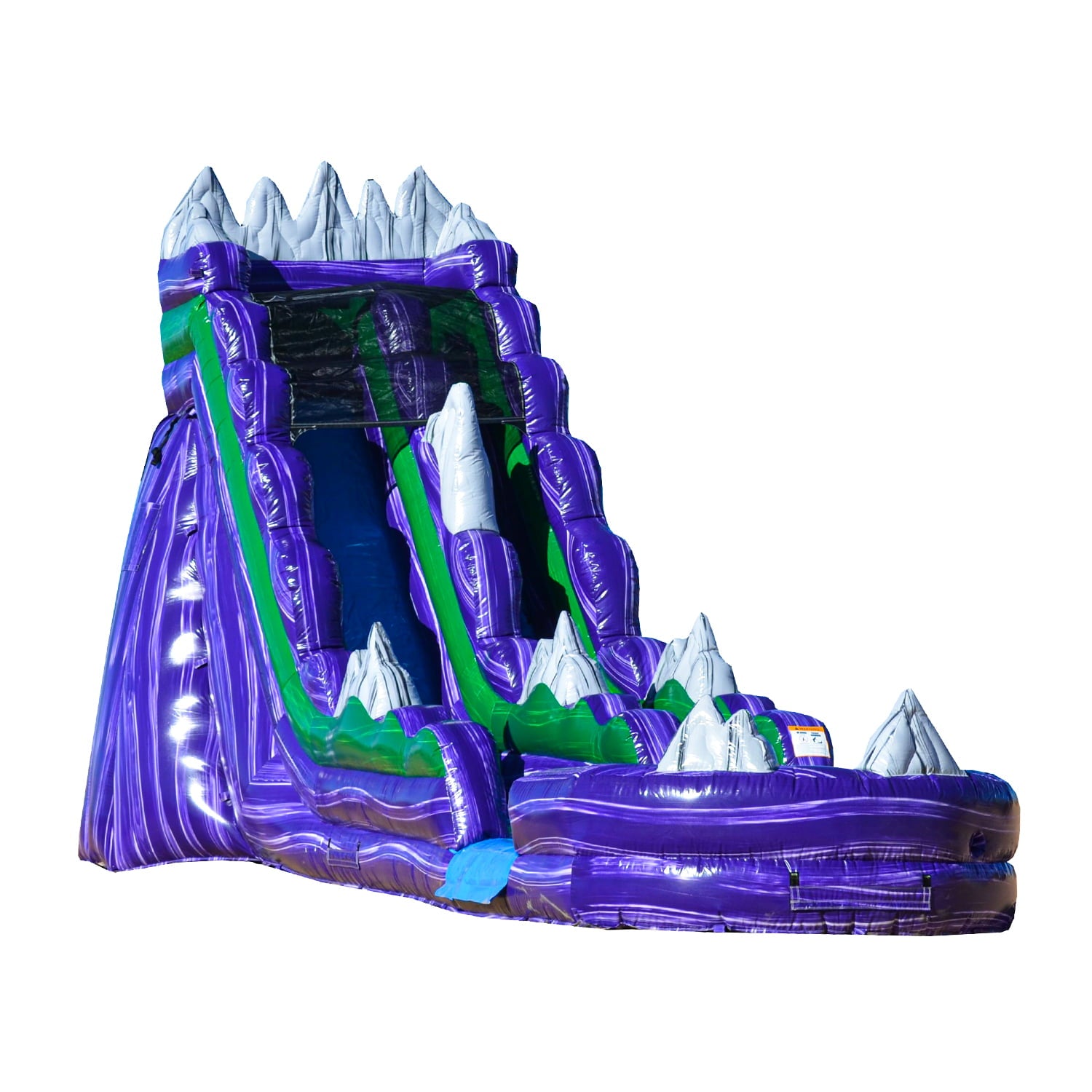 JumpOrange Dark Night Commercial Grade Inflatable Water Slide with Splash Pool | for Adults and Kids | Includes Blower， Stakes and Storage Bag | 19-Foot Tall x 36-Foot Long x 15-Foot Wide